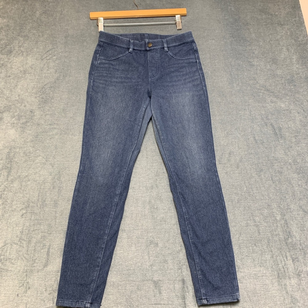 Uniqlo HEATTECH Skinny Jeans Womens Small Blue Denim Stretch Grunge Streetwear